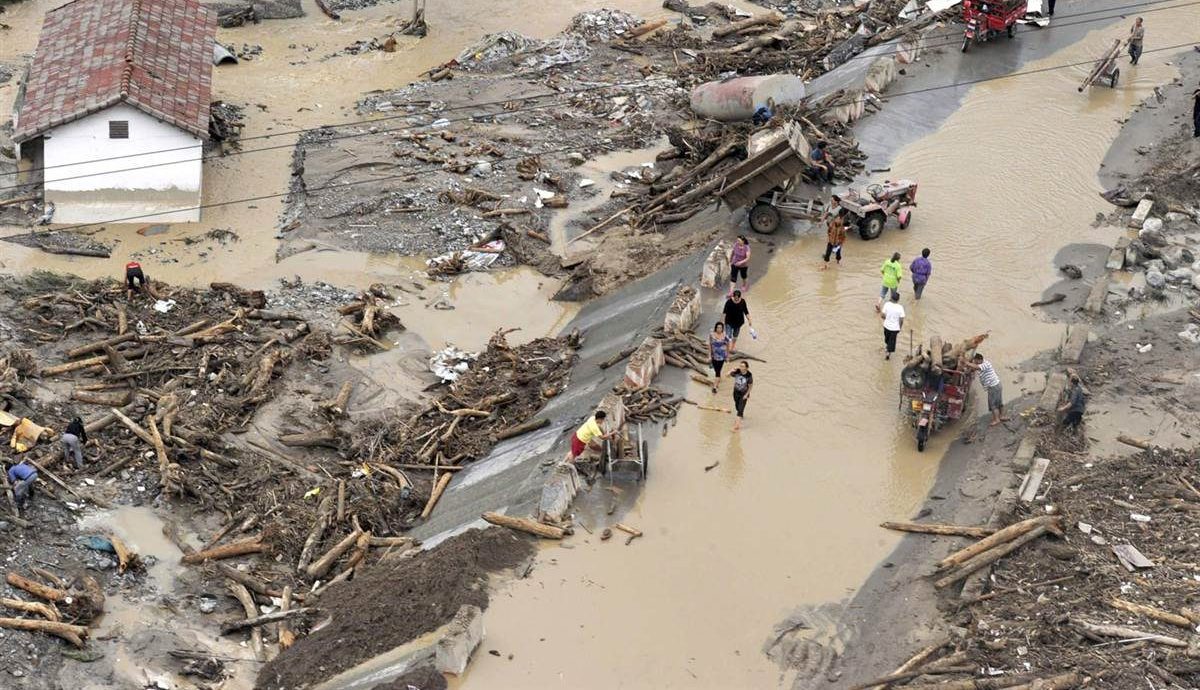 Natural causes e.g. earthquake, storm and tempest, lightning etc.